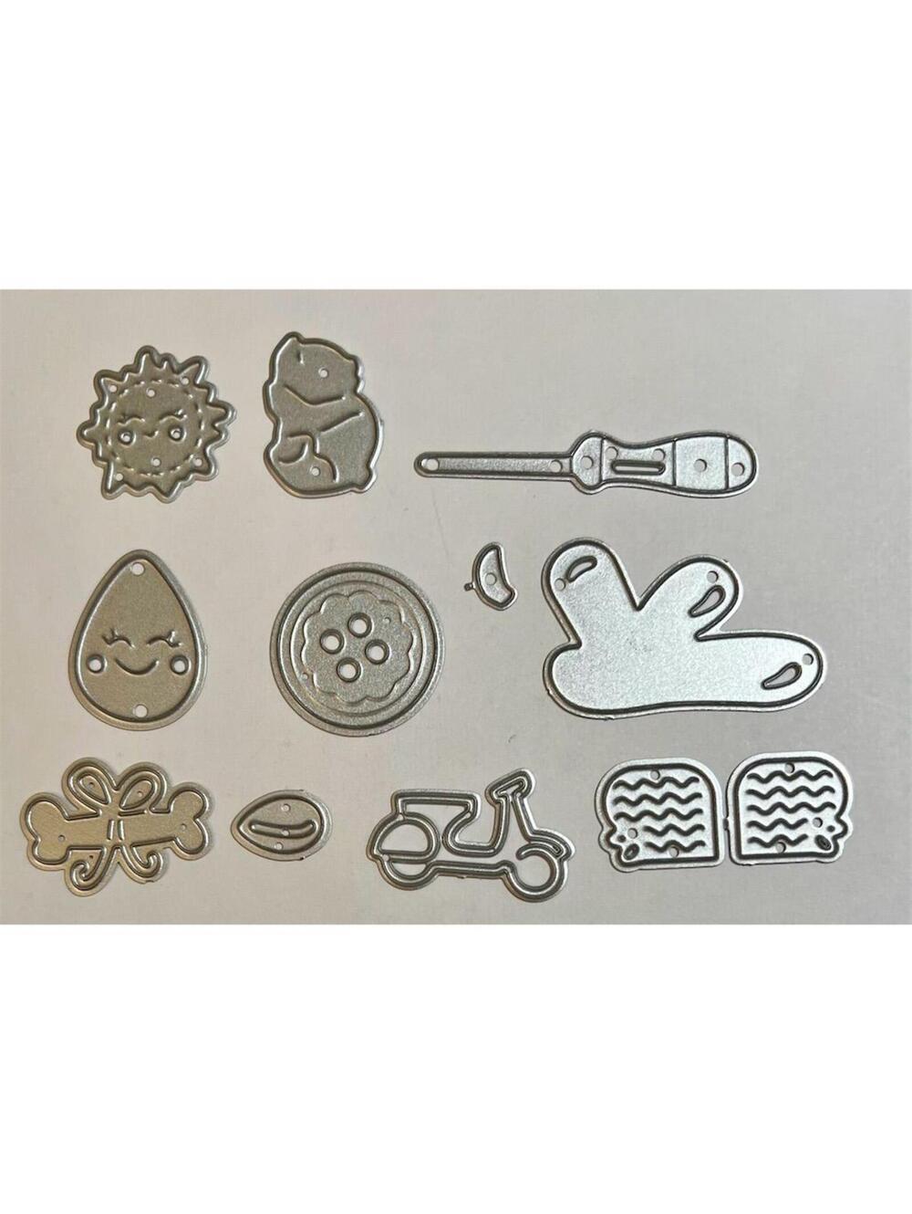 12pc Baby Theme Metal Cutting Dies Scrapbooking Card Making Craft